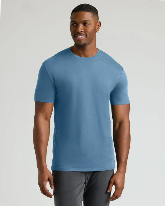 Tall Pima Cotton Blend Crew 2-Pack