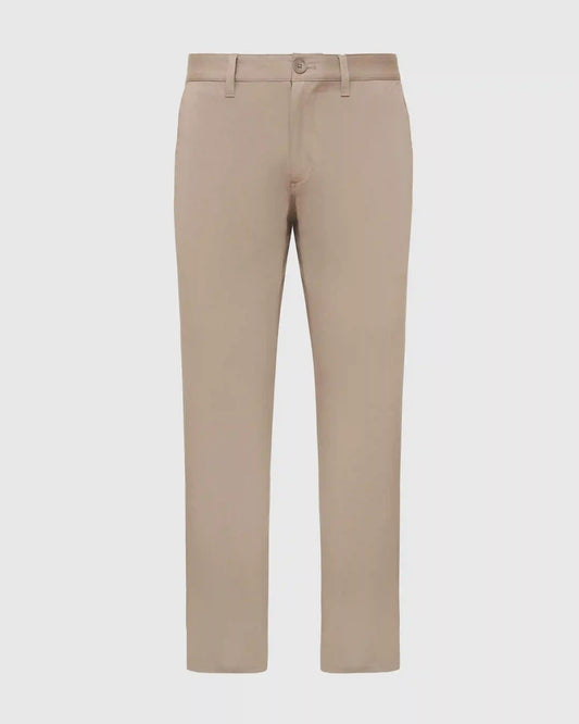 Khaki Straight Twill Chino Pant