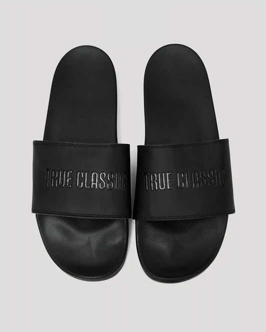 Black Comfort Slides