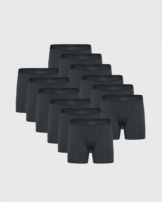 Carbon Boxer Briefs W/ Fly 12-Pack 2025