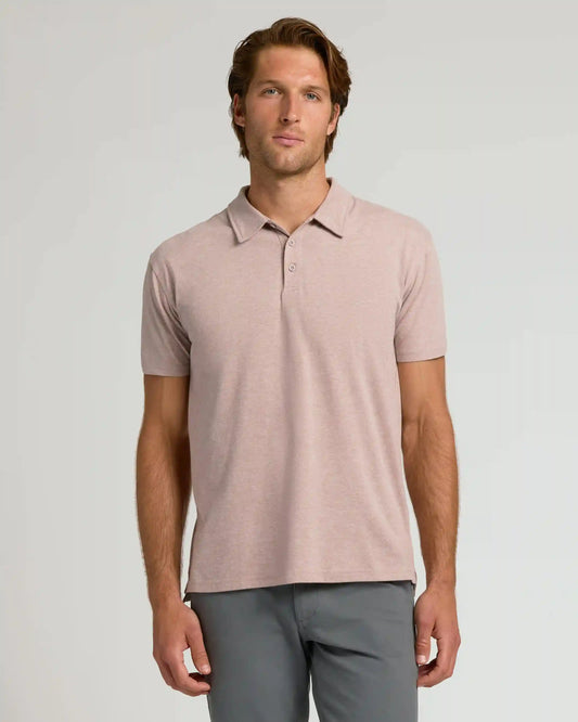 Light Heather Slate Mauve Classic Polo