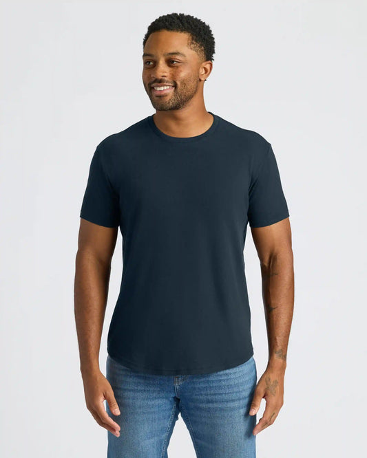 The Staple Curved Hem Classic Crew Neck 3-Pack