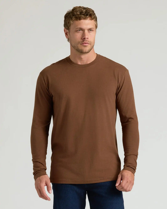 Sepiawood Classic Long Sleeve Crew Neck