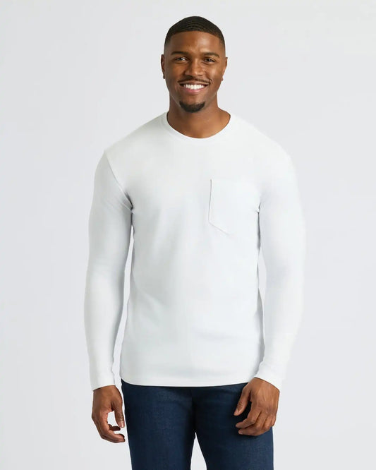 Staple Tall Heavyweight Long Sleeve Pocket Crew 4-Pack