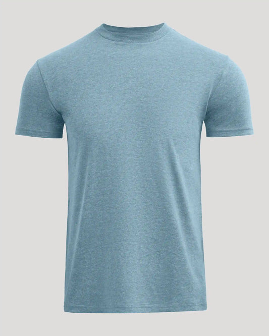 Heather Indigo Classic Crew Neck