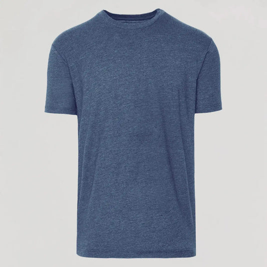 Heather Navy Classic Crew Neck