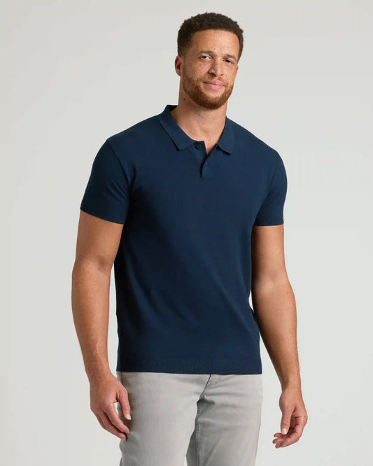 Navy Tall Dressy Polo